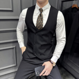 2025秋季新款男士马甲套工作服职业装少爷马夹A311-MJT9997-P130，男装背心/马甲，电商A311