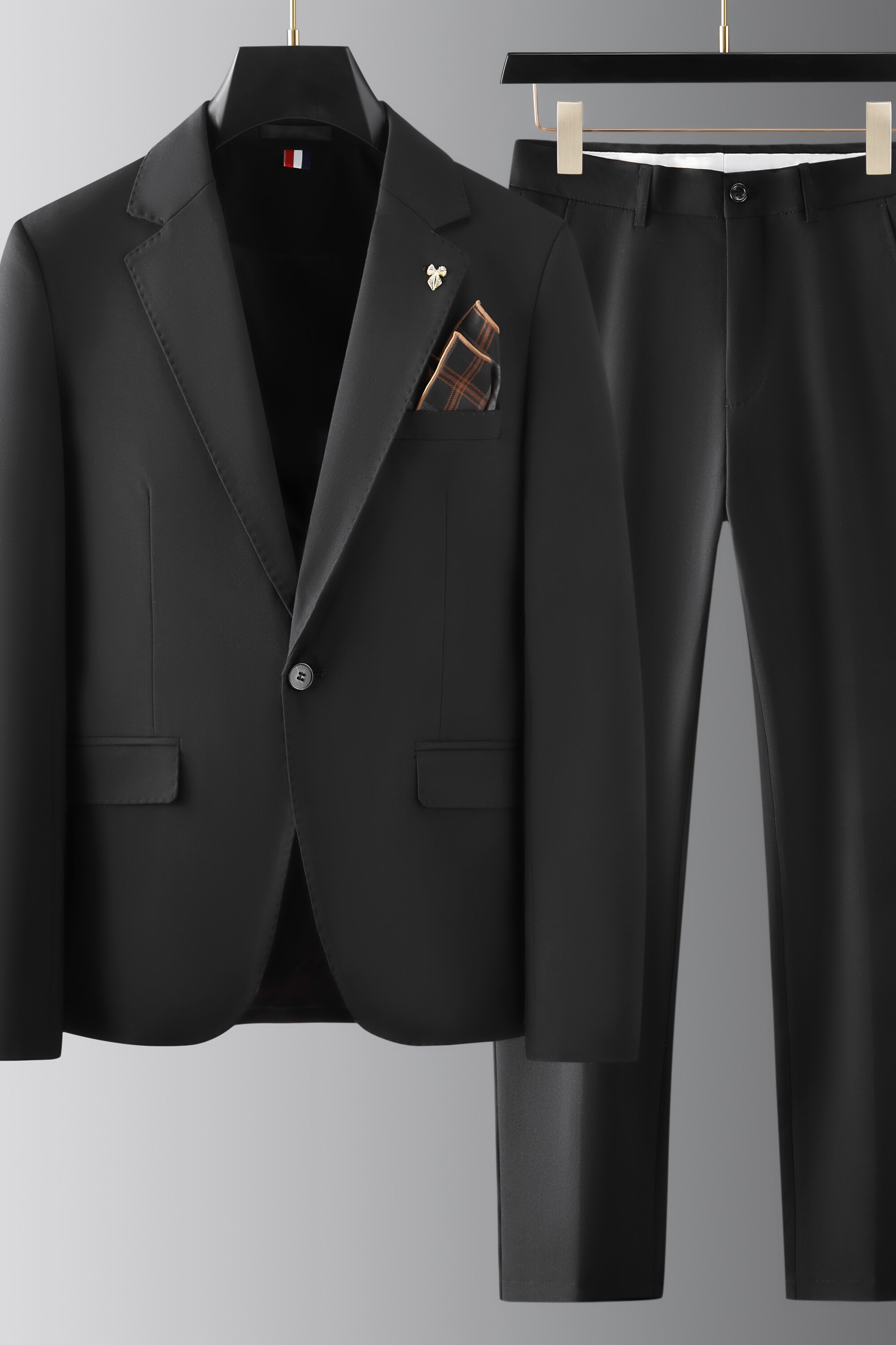 2025秋季新西装便西修身休闲商务大码工西服男士礼服LJT9931-P235,男装西服套装,电商A311