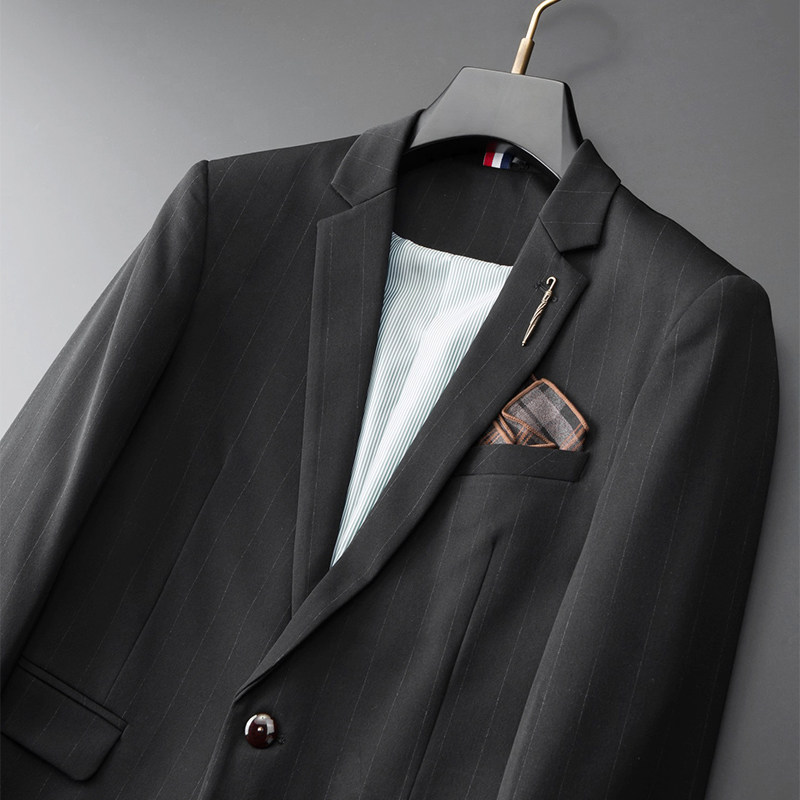 2025秋季新西装便西修身休闲商务大码工西服男士礼服DX9823-P140,男装西服套装,电商A311