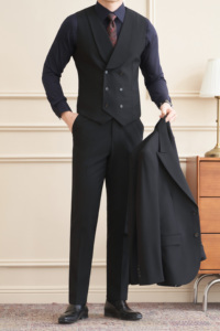 2026伴郎服兄弟装团西装马甲套春季礼服婚礼结婚MJT9023-P135图片