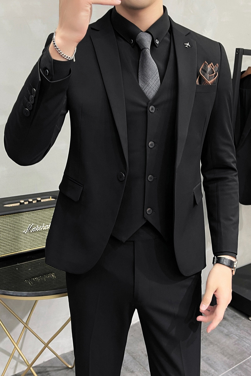 2025秋冬新西装套装修身休闲商务大码工西服男士礼服SJT9888-P265,男装西服套装,电商A311