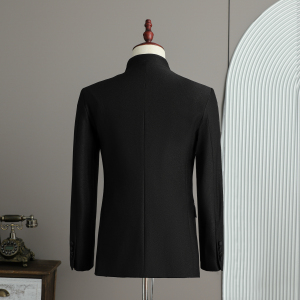 假模景男士风纽扣结礼服套装 晚宴装两件套 A311-LJT811-P230图片