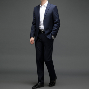 2025秋季套装修身休闲商务大码男士礼服A311-SJT502-特P185图片