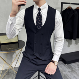 2025秋季新款男士马甲套工作服职业装少爷马夹A311-MJT9997-P130，男装背心/马甲，电商A311
