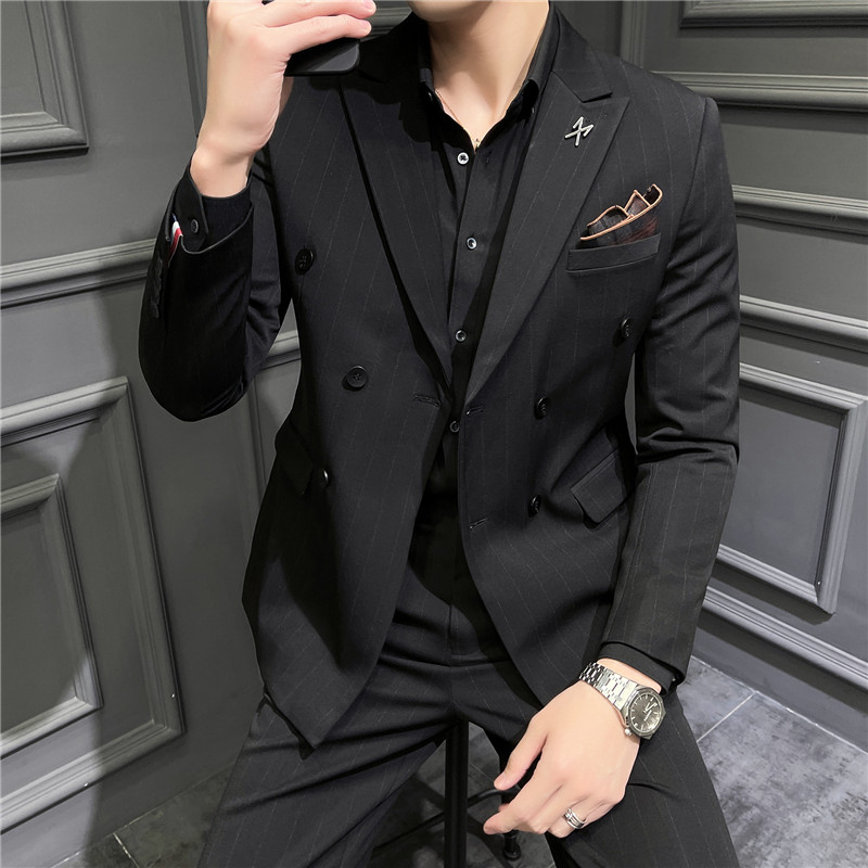 2025秋冬西装套装修身休闲商务大码工西服男士礼服LJT6833-P210,男装西服套装,电商A311