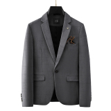 2025秋季新西装便西修身休闲商务大码工西服男士礼服DX9963-P155，男装西服套装，电商A311