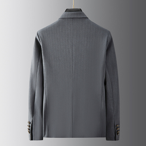 2025秋季新西装便西修身休闲商务大码工西服男士礼服DX9961-P155图片