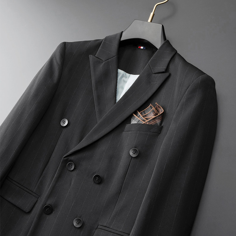 2025秋季西装便西修身休闲商务大码工西服男士礼服DX6833-P140,男装西服套装,电商A311