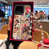 C家可爱白雪公主小矮人适用iphone15手机壳14promax17PRO苹果13pro镜面16保护套12少女17PRO新款 MagSafe磁吸