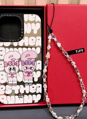 C家可爱艾丝乐小兔Esther bunny适用iphone15手机壳14pro苹果13promax17保护套12/16镜面MagSafe磁吸17PROMAX