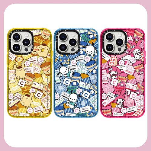 C家凯蒂猫库洛米贴纸适用苹果15promax17PROMAX手机壳iphone14pro保护套13/16女款卡通11新款12可爱plus