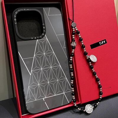 C家艺术家MPlus博物馆几何M+Museum适用苹果15pro手机壳iphone14promax保护套13镜面MagSafe磁吸17PRO/16PRO