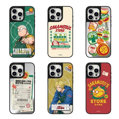 C家磁吸MagSafe动漫SAKAMOTODAYS坂本日常适用iphone16手机壳15promax苹果17pro日漫坂本太郎13pro 潮牌12男