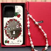 C家磁吸MagSafe镜面红色波点草莓西高地企鹅适用iphone16pro手机壳15promax苹果14plus卡通13新款 12少女17PRO