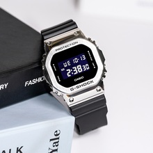 卡西欧情侣金属小方块GSHOCK学生运动防水手表男女GM-5600-1 B SN