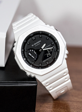 卡西欧手表男女款学生潮流gshock八角农家橡树情侣运动腕表ga2100