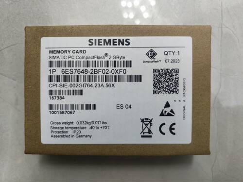 西门子系统卡6ES7648-2BF02-0XF0 2G卡 全新原装正品，质保一年。