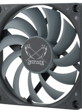 Scythe大镰刀SC8010KH12H-P风八风8温控PWM8厘米8010风扇3000PWM