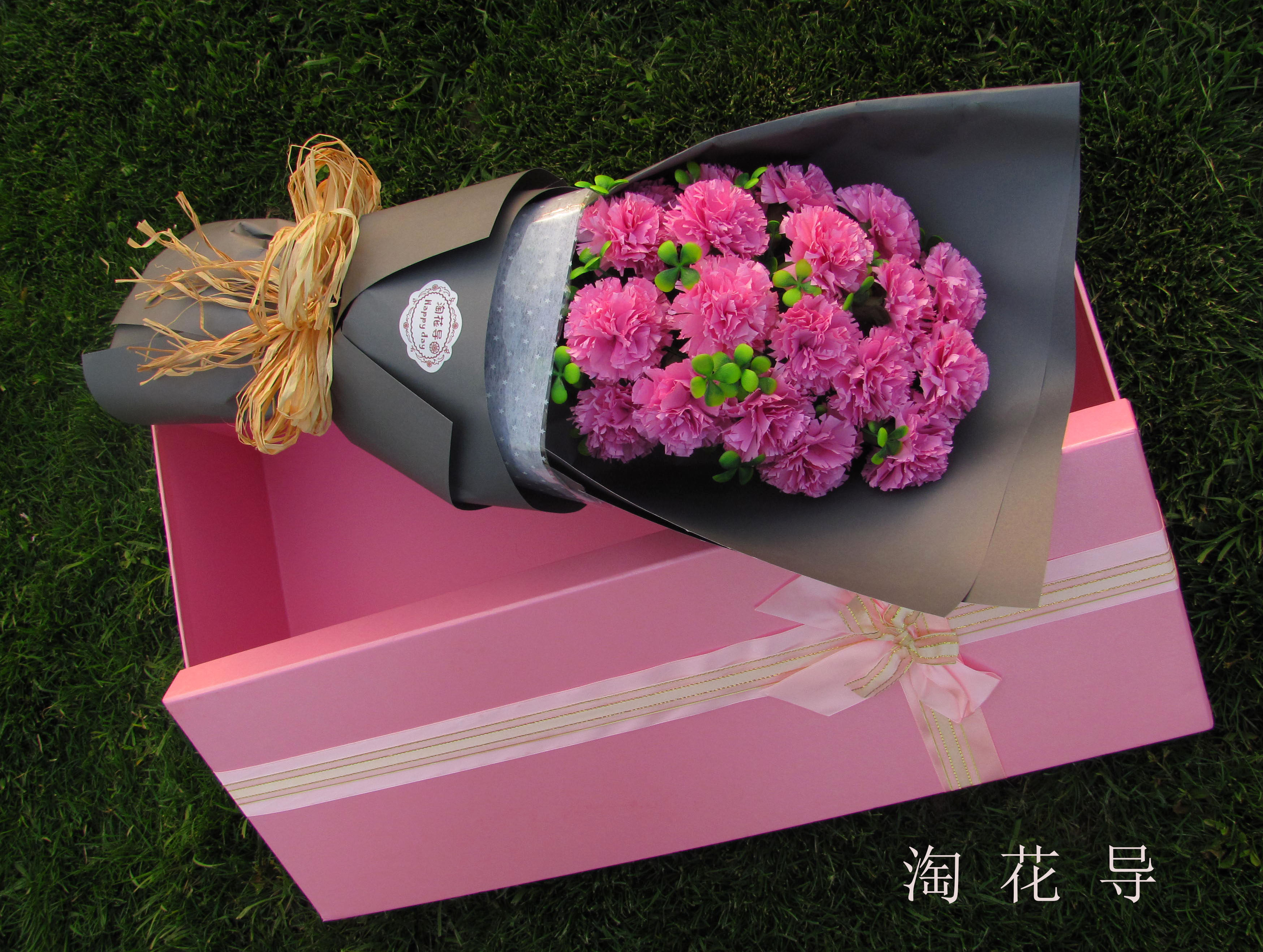 母亲节送妈妈老师创意礼物康乃馨花束手工艺术纸花成品花生日私人