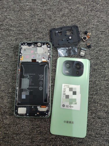 小度手机w30原装拆机尾插小板像头电池卡托喇叭排线指纹听筒震动