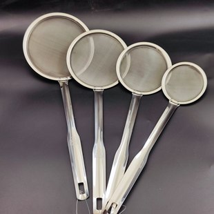 304不锈钢厨房超细小号油炸捞漏网密网豆浆过滤网漏勺过滤网家用