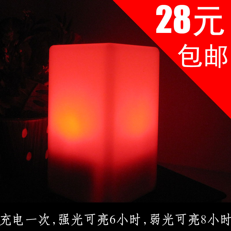 红色节能卧室婴儿喂奶调光小夜灯