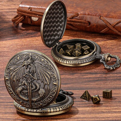 怀表dnd迷你骰子随身携带