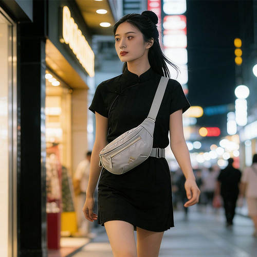 阿迪达斯腰包男女运动休闲斜挎包
