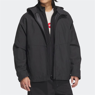 25新款 JZ8399 Adidas阿迪达斯男冲锋衣三合一户外夹克外套JZ8400