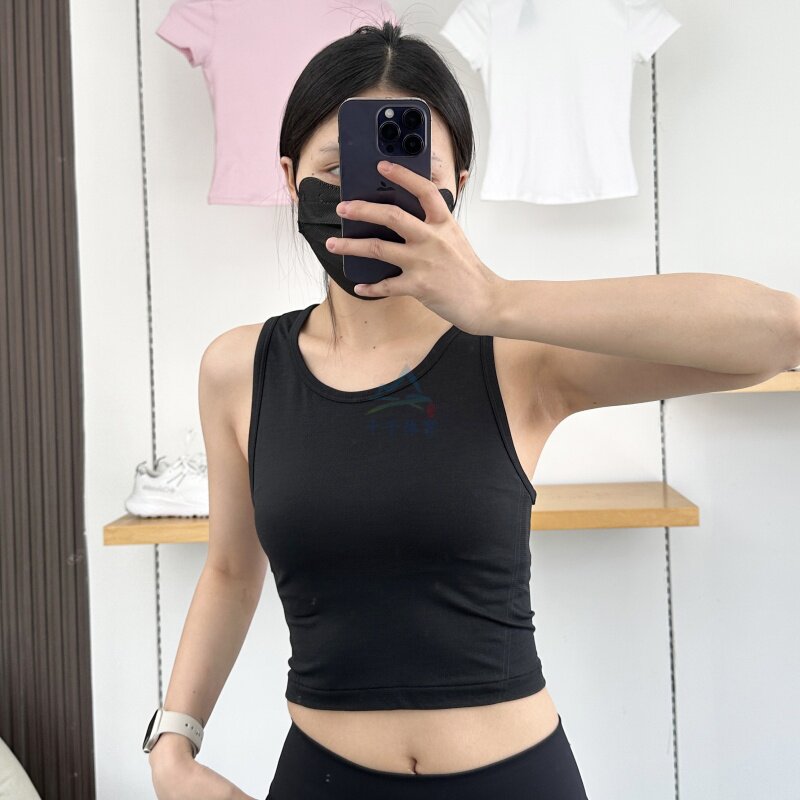 安德玛UA女子25新款跑步健身训练速干透气无袖T恤运动背心1388117