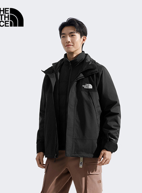 TheNorthFace北面男25秋冬硬壳鹅绒内胆三合一冲锋衣防水外套8DNH