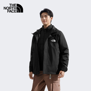 TheNorthFace北面男25秋冬硬壳鹅绒内胆三合一冲锋衣防水外套8DNH