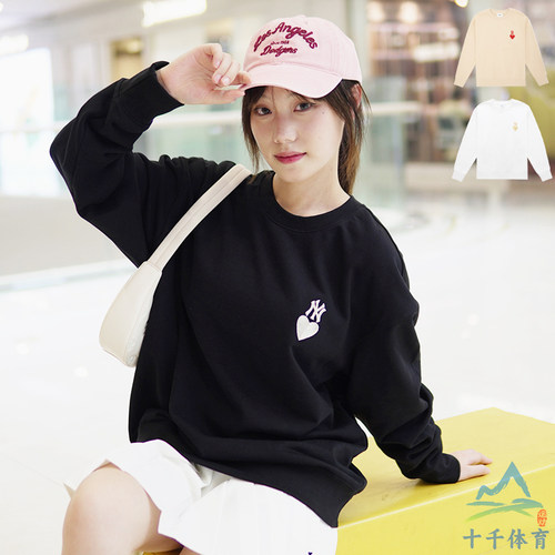 MLB男女圆领套头衫NY运动卫衣