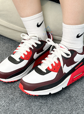 NIKE耐克女鞋新款AIR MAX 90大童运动鞋缓震休闲跑步鞋HF6358