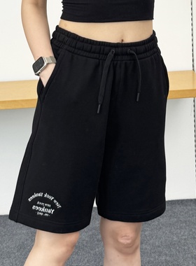 25新款MLB情侣短裤男女NY小标字母刺绣针织休闲运动裤3ASPB0953