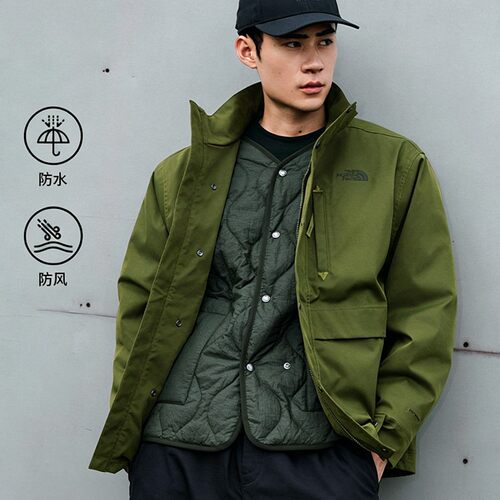 TheNorthFace北面男户外M66棉服二合一外套防水保暖冲锋衣8DUC