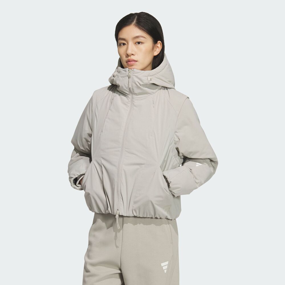 阿迪达斯女子运动休闲棉服外套