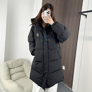 MLB羽绒服儿童25秋冬新款NY防泼水中长款连帽棉羽外套7ADJB1856