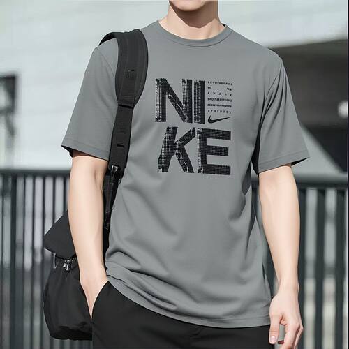 NIKE耐克男子针织短袖运动T恤