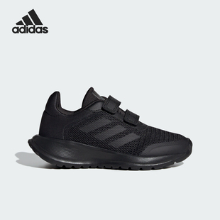 Adidas阿迪达斯儿童休闲鞋男女童魔术贴耐磨网面训练运动鞋IG8568