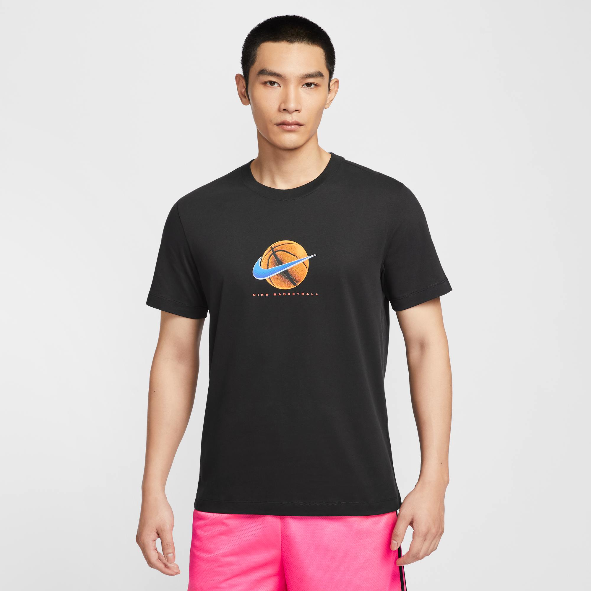NIKE耐克DRI-FIT男速干篮球运动T恤25夏季新款针织休闲短袖HJ3465