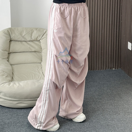 阿迪达斯女子运动休闲直筒长裤