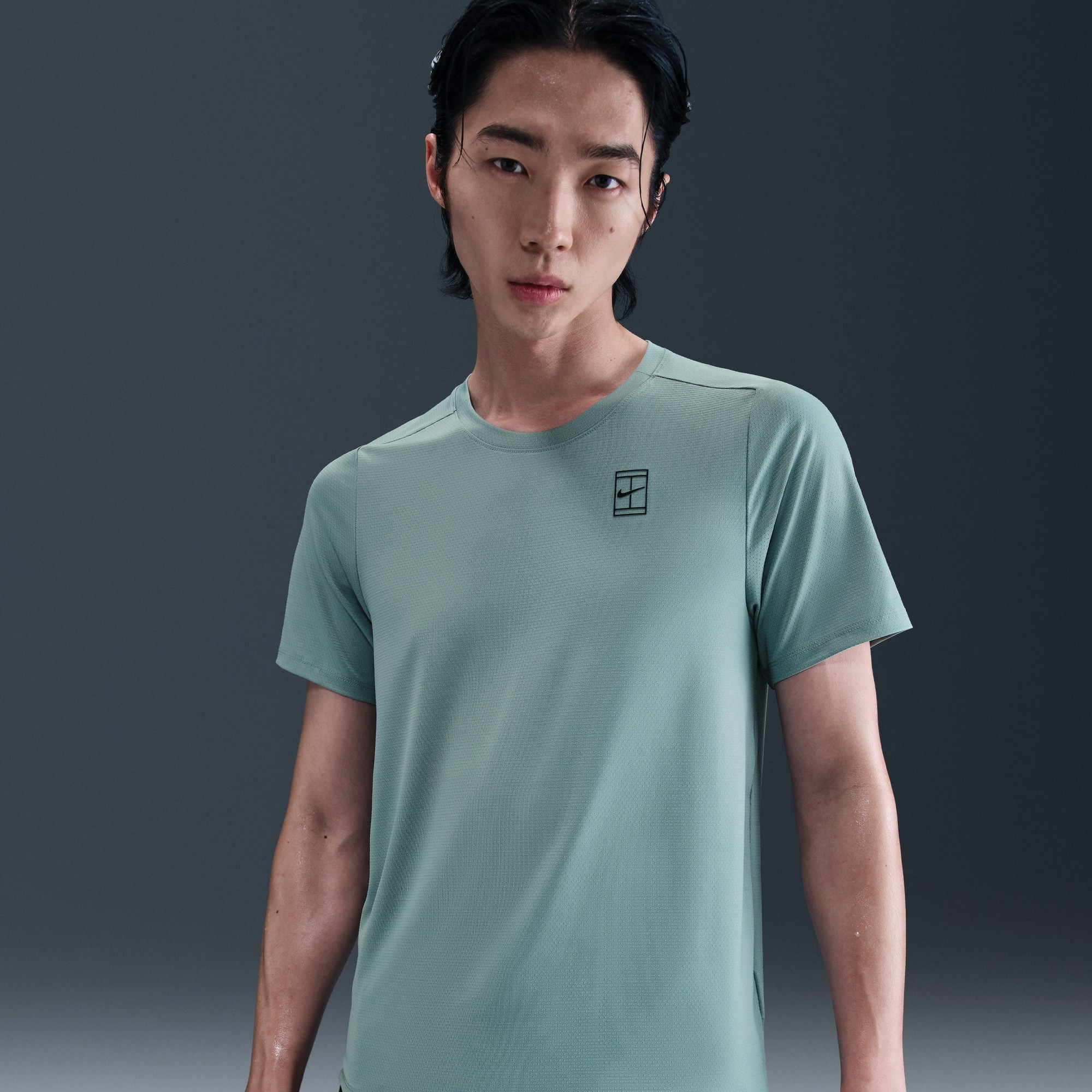 25秋季NIKE耐克DRI-FIT男子速干短袖网球上衣透气运动T恤FZ6911