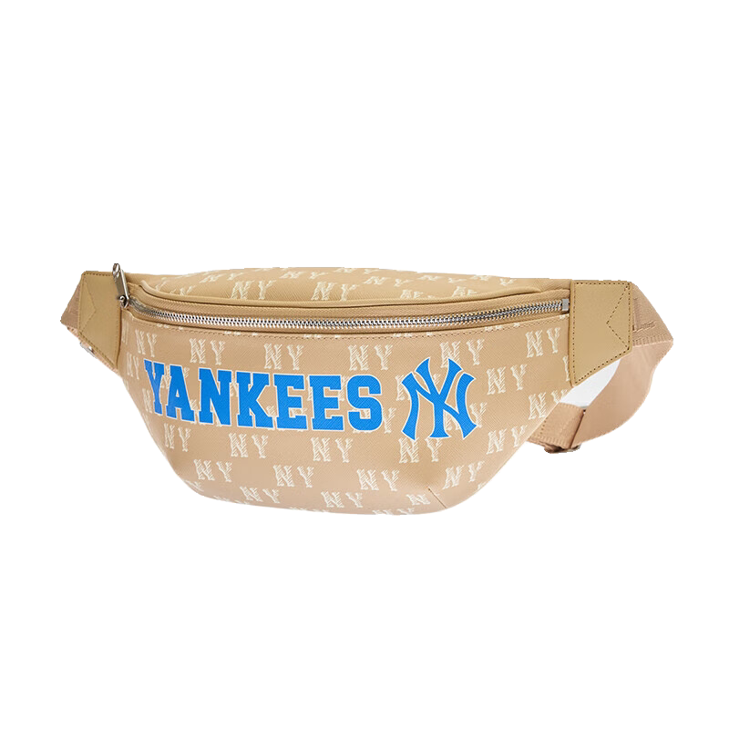 MLB男女运动腰包NY满印老花胸包