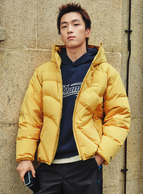 25冬新款彪马PUMA男子防风拒水80绒保暖鸭绒外套运动羽绒服635784