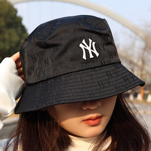 MLB男女NY复古老花遮阳渔夫帽
