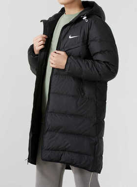 Nike耐克羽绒服男子WINDRUNNER风行者系列防风防泼水外套HQ4185