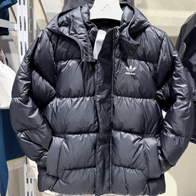 阿迪达斯三叶草儿童羽绒服外套