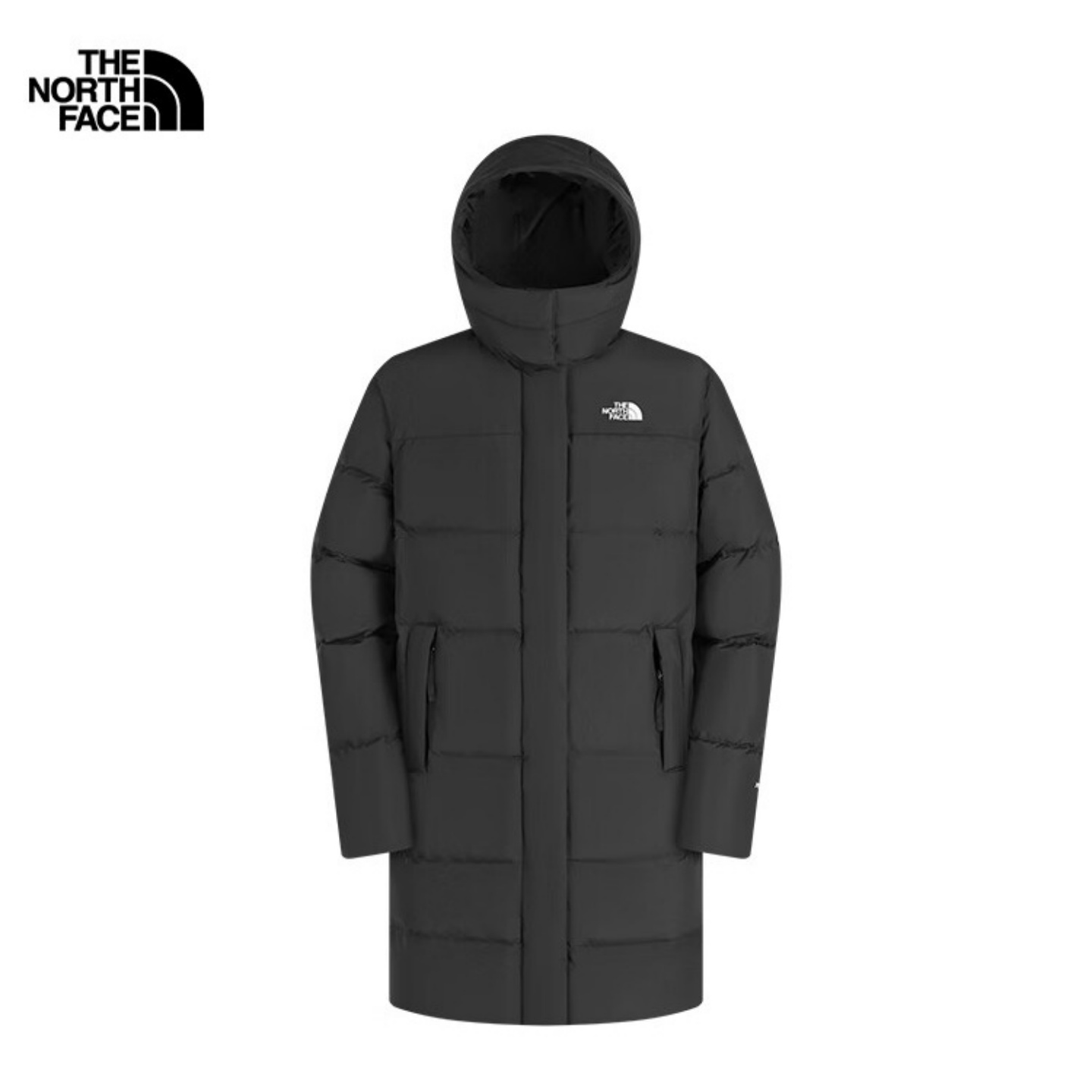 北面户外鹅绒保暖长款羽绒服女