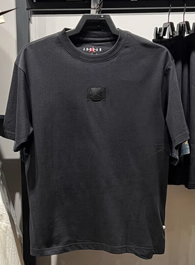 25新款Jordan耐克乔丹男子纯棉小标时尚贴片经典短袖T恤FZ1913